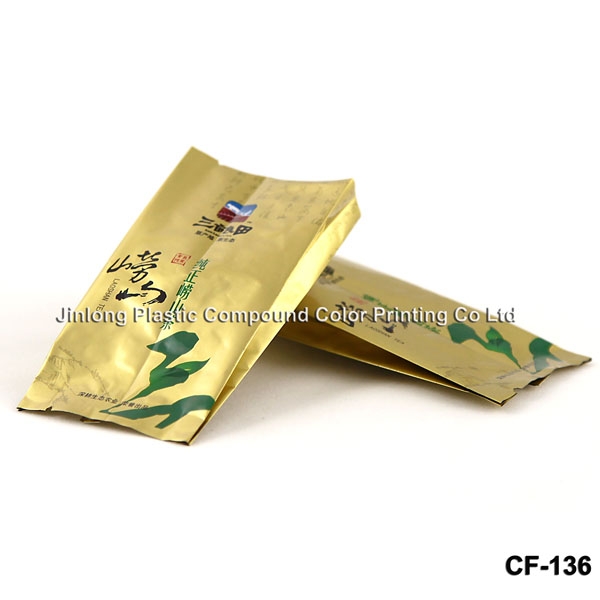 golden color tea bag CF-136